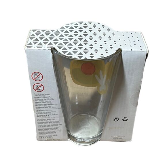 Disney Store DJ Mickey Mix Magic Drinking Glass Mickey Mouse Graphic Vinyl 16oz - Picture 4 of 7